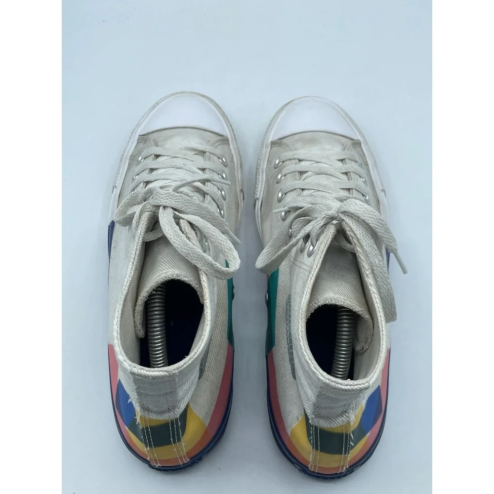 Converse Chuck Taylor All Star Space Racer High Top Sneakers White Mens 7.5